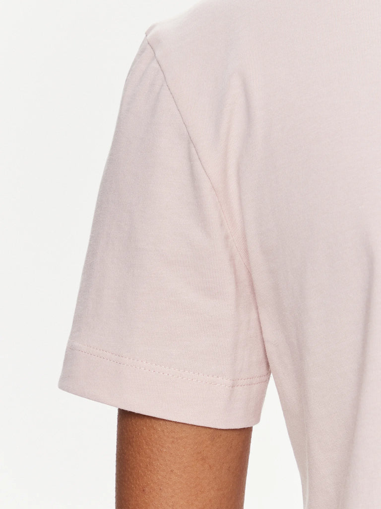 Calvin Klein roza ženska majica sa zaobljenim vratnim izrezom-[SKU]
