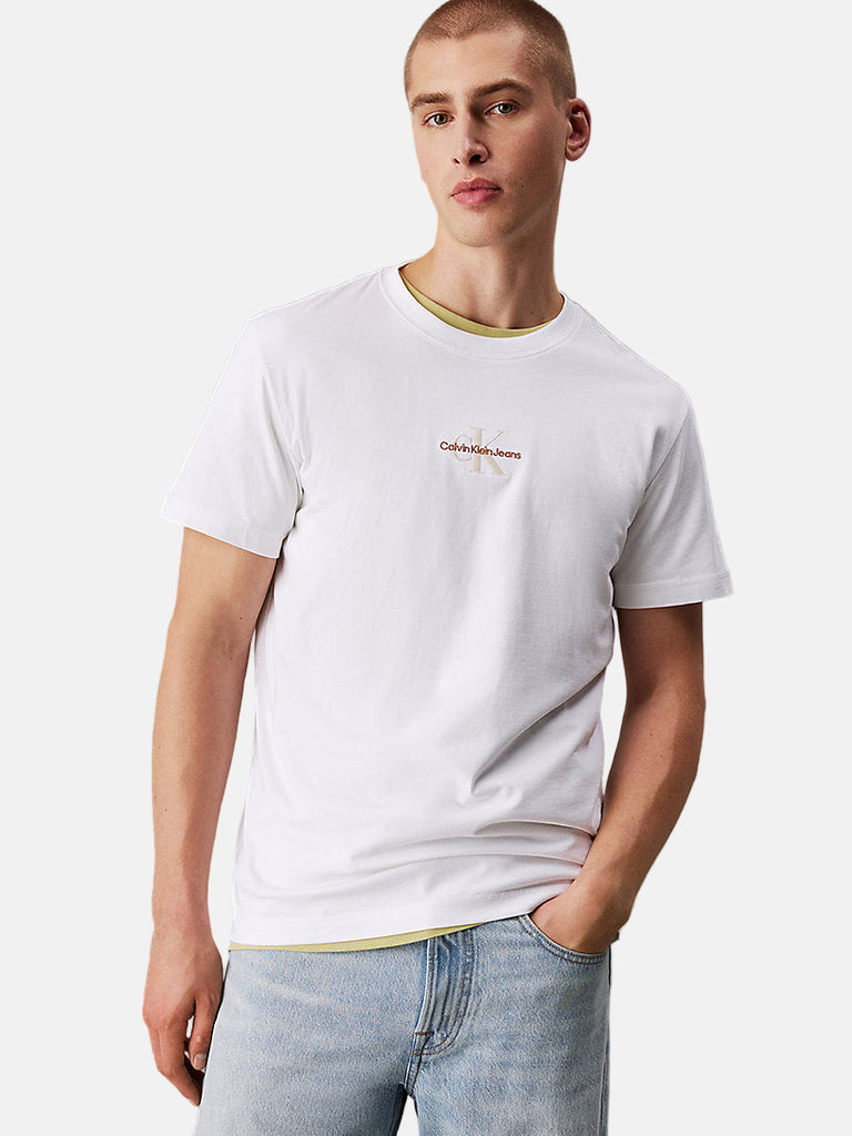 Calvin Klein bijela muška majica s grafičkim detaljem-[SKU]