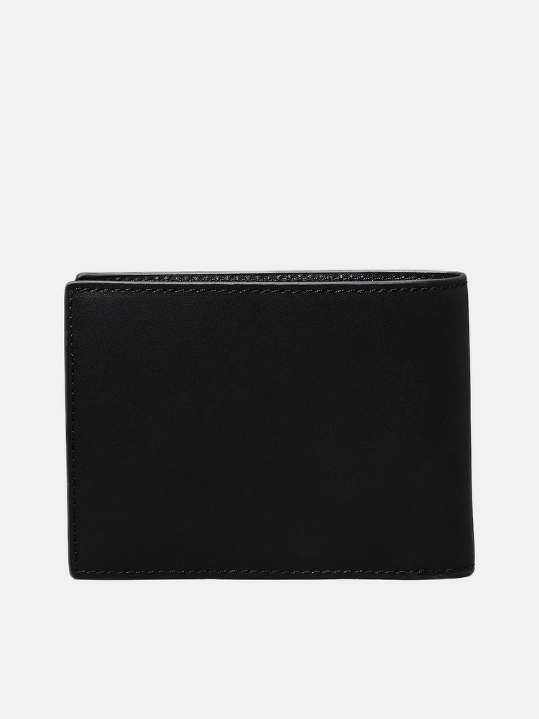 Calvin Klein crni muški novčanik sa kontrastnim šavovima-[SKU]