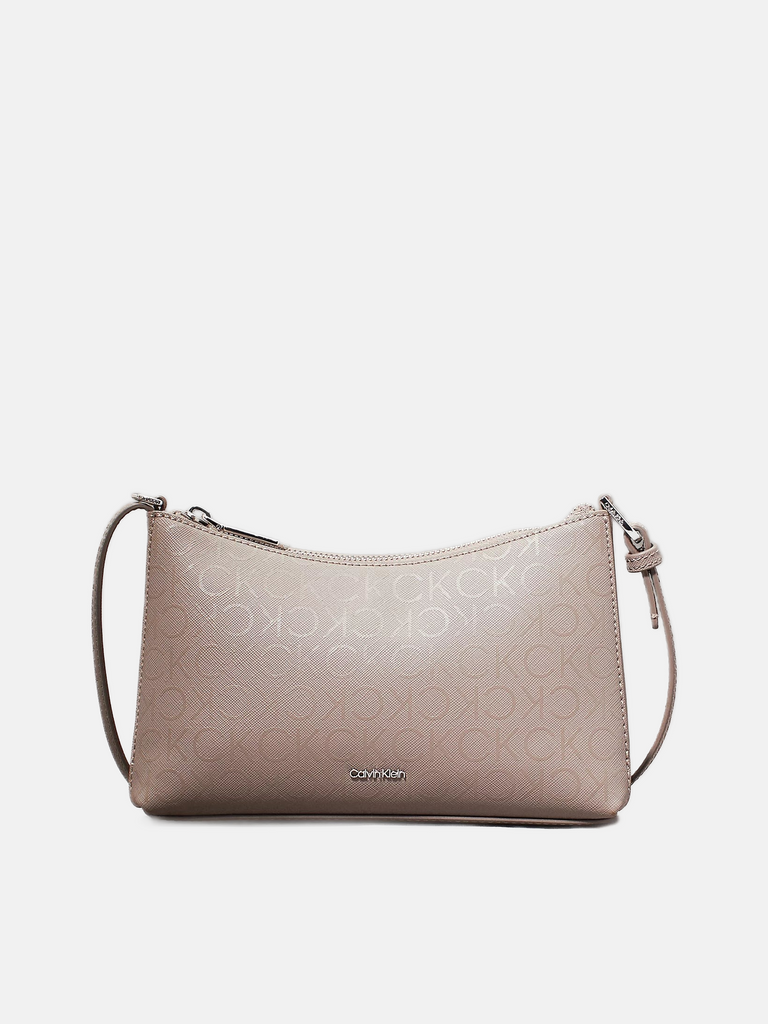 Calvin Klein roza ženska torba s uzorkom monograma-[SKU]