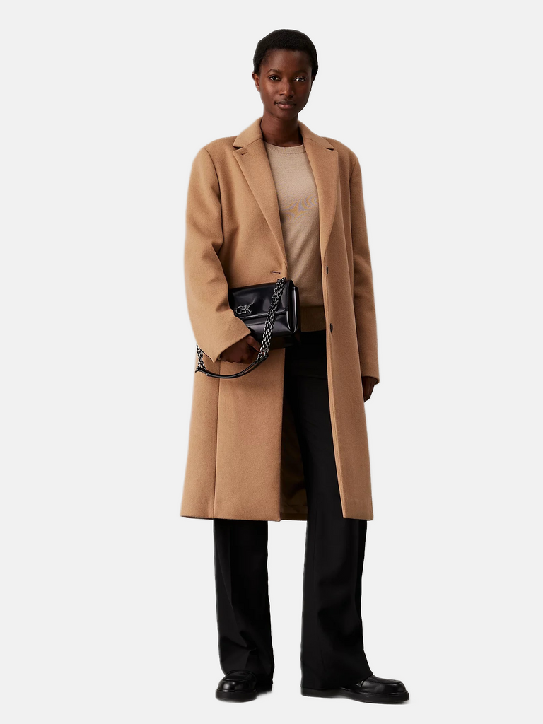 Calvin Klein crna ženska torba s lancem-[SKU]