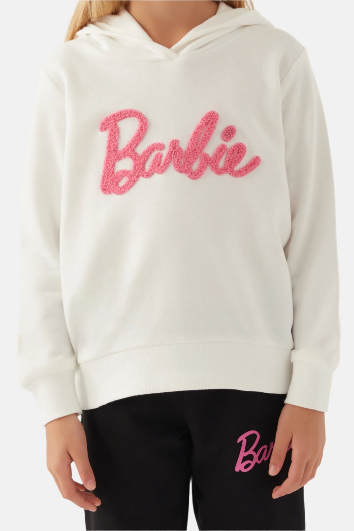 Barbie bijela trenerka za djevojčice sa kapuljačom