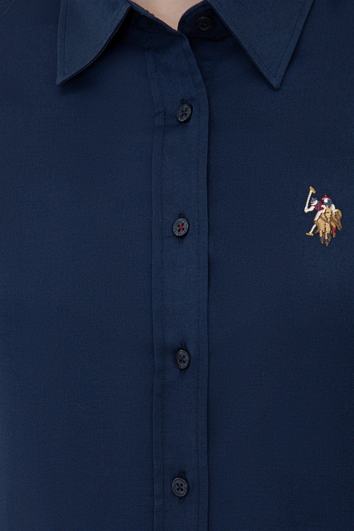 U.S. Polo Assn. teget ženska košulja s vezenim logotipom