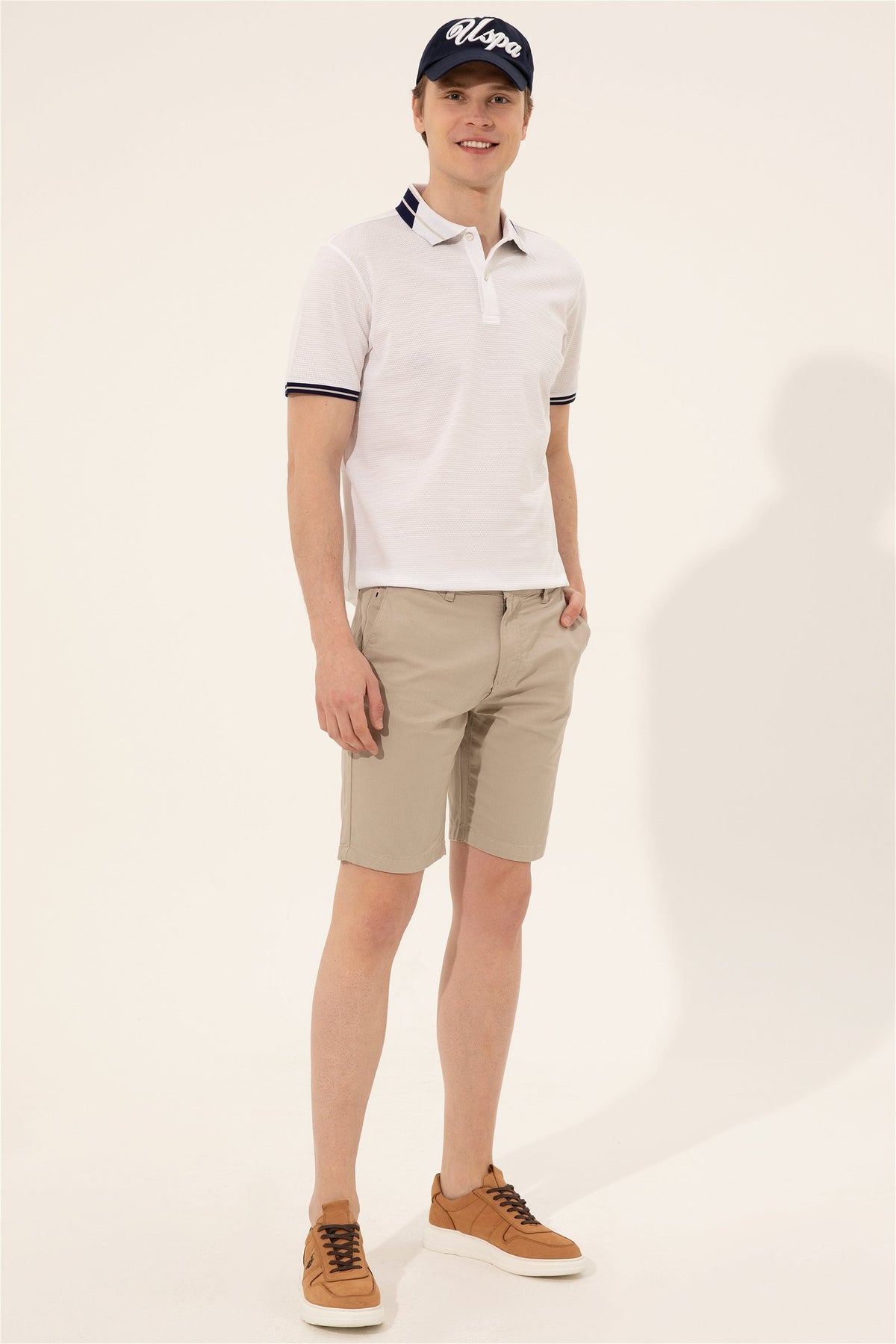 U.S. Polo Assn. khaki muški šorc