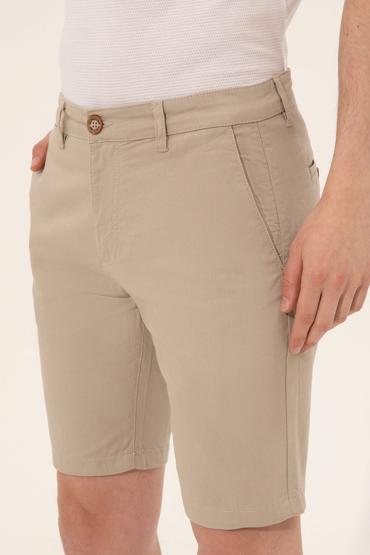 U.S. Polo Assn. khaki muški šorc