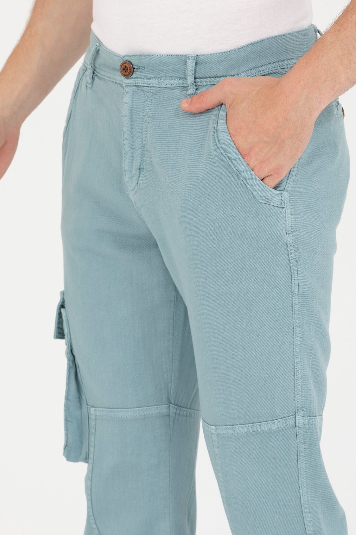 U.S. Polo Assn. mint muške pantalone s džepovima