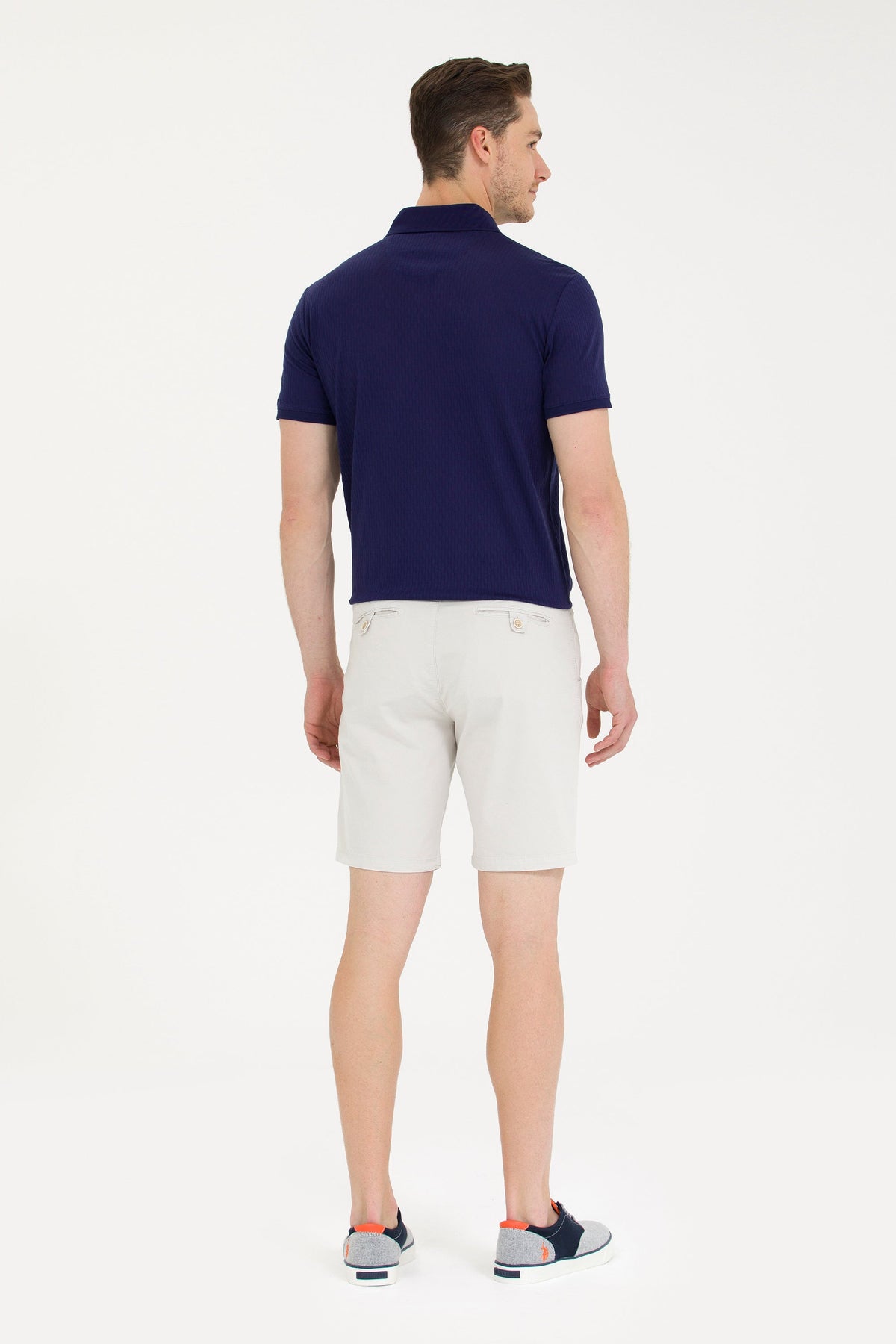 U.S. Polo Assn. bež muški chino šorc