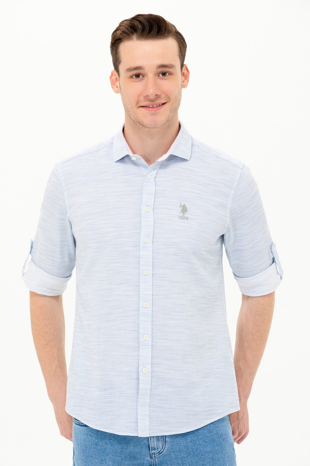 U.S. Polo Assn. plava muška košulja