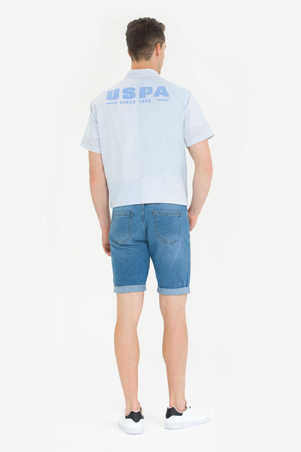 U.S. Polo Assn. svijetloplavi muški šorc od trapera