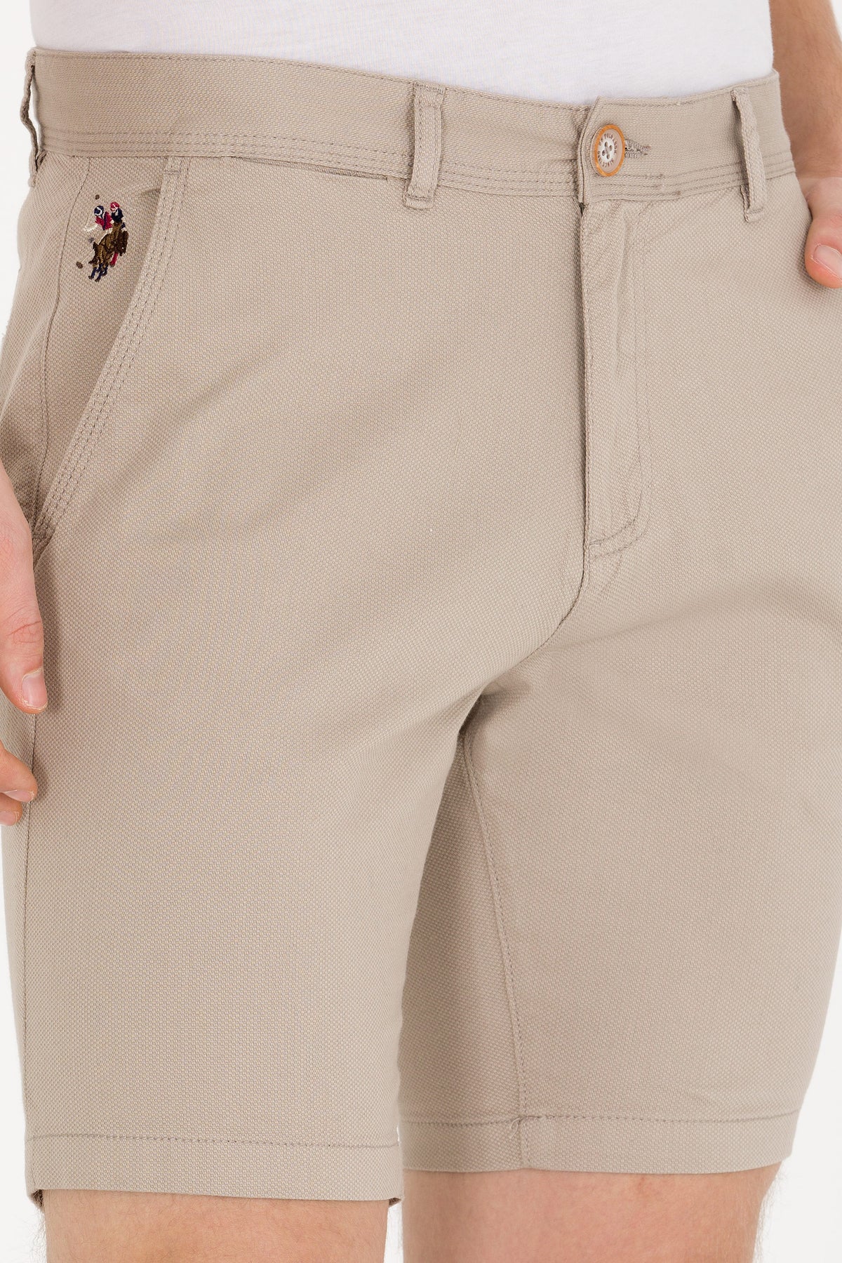 U.S. Polo Assn. kaki muški šorc uskog kroja