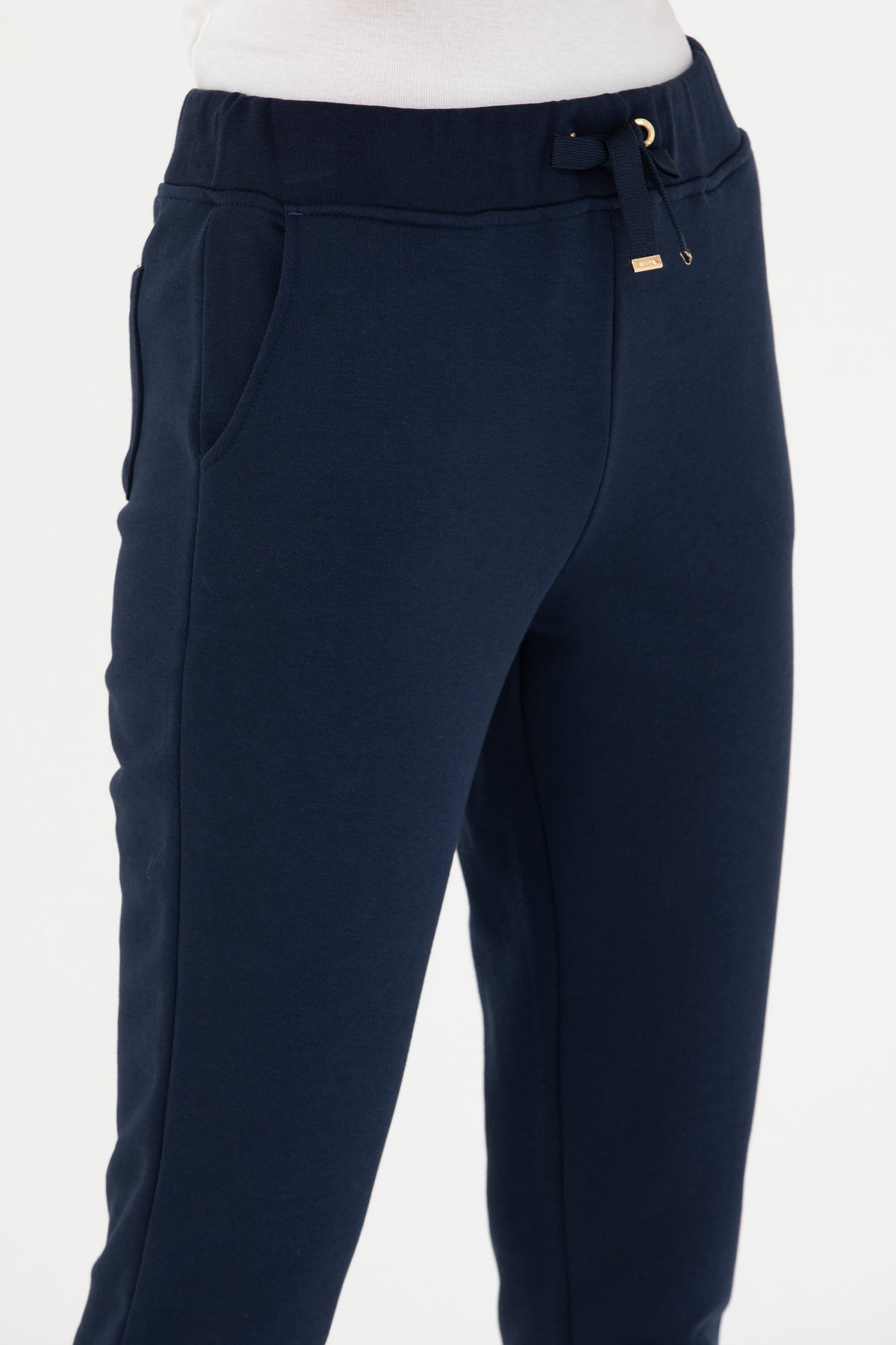 U.S. Polo Assn. teget ženske pantalone od trenerke s manžetama