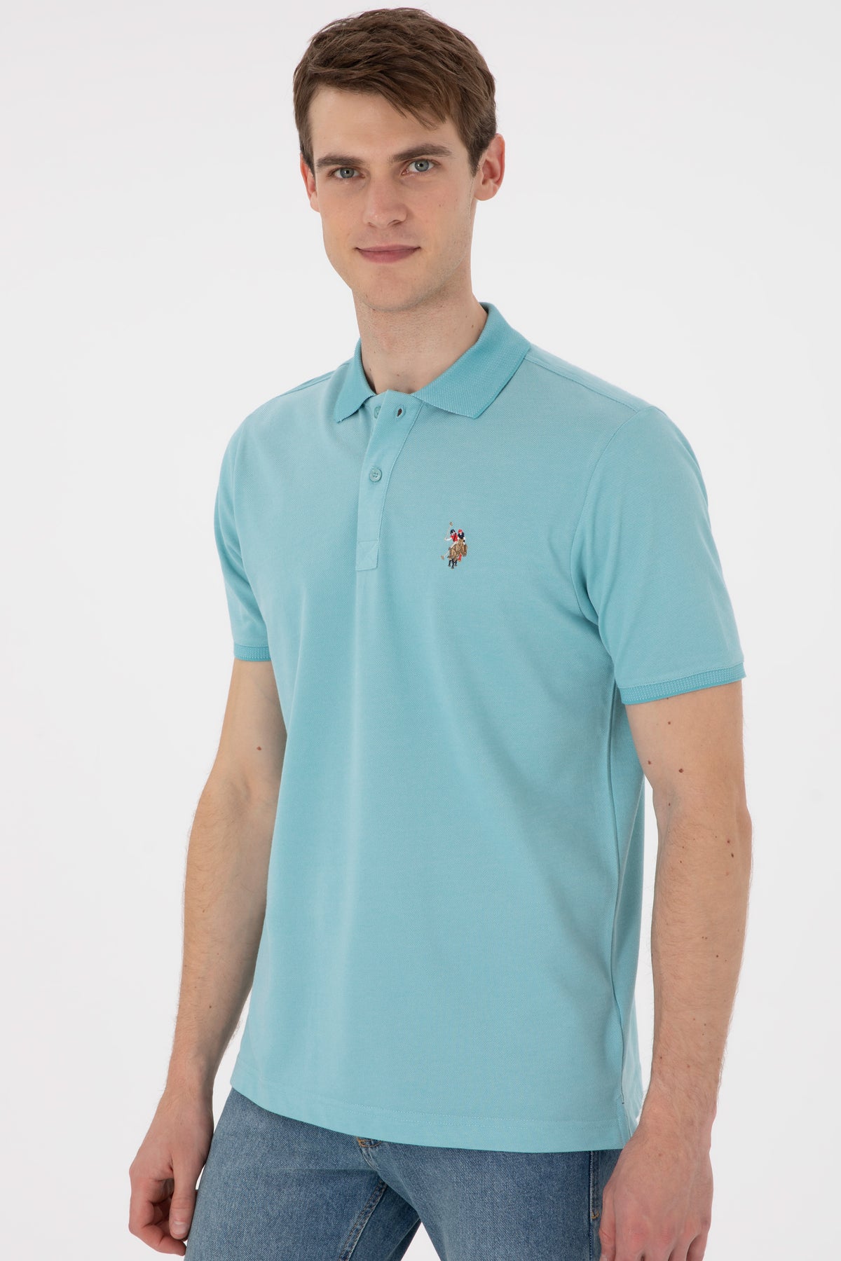U.S. Polo Assn. mentol muška polo majica kratkih rukava