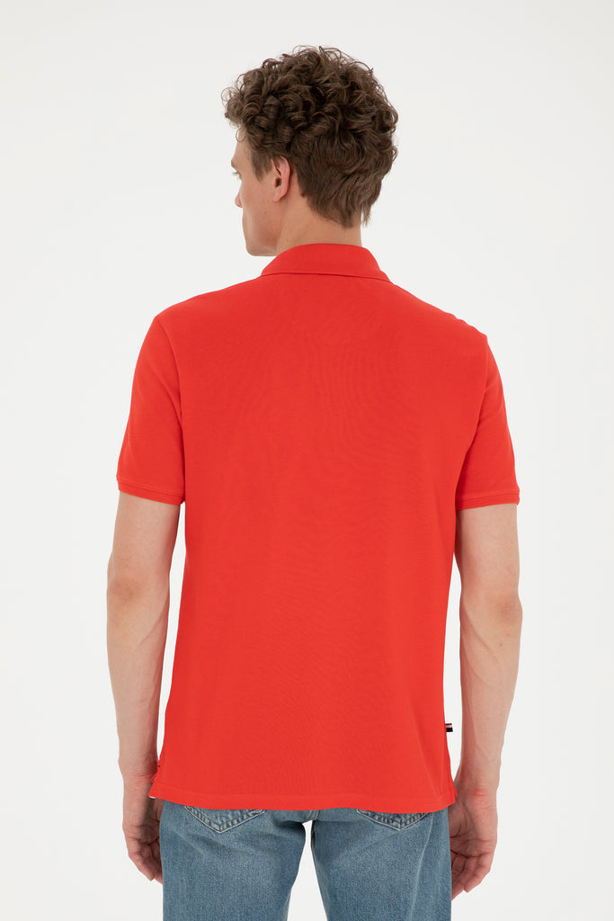 U.S. Polo Assn. crvena polo majica kratkih rukava-[SKU]