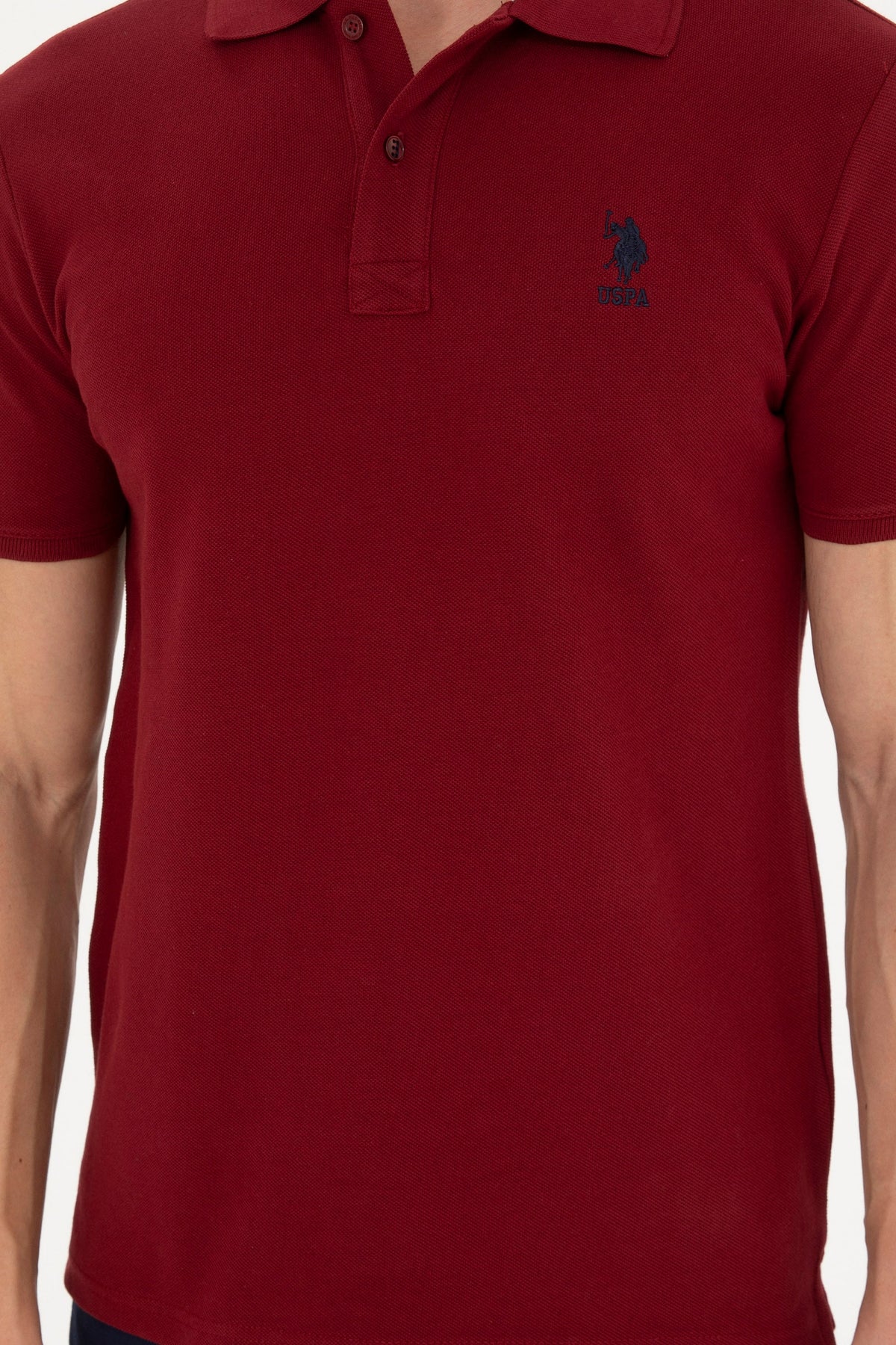 U.S. Polo Assn. bordo muška polo majica s vezenim logom