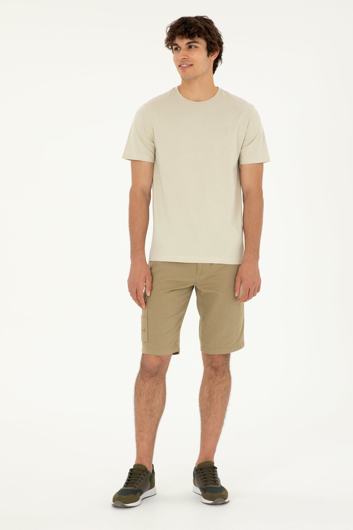 U.S. Polo Assn. khaki muški šorc s cargo džepom