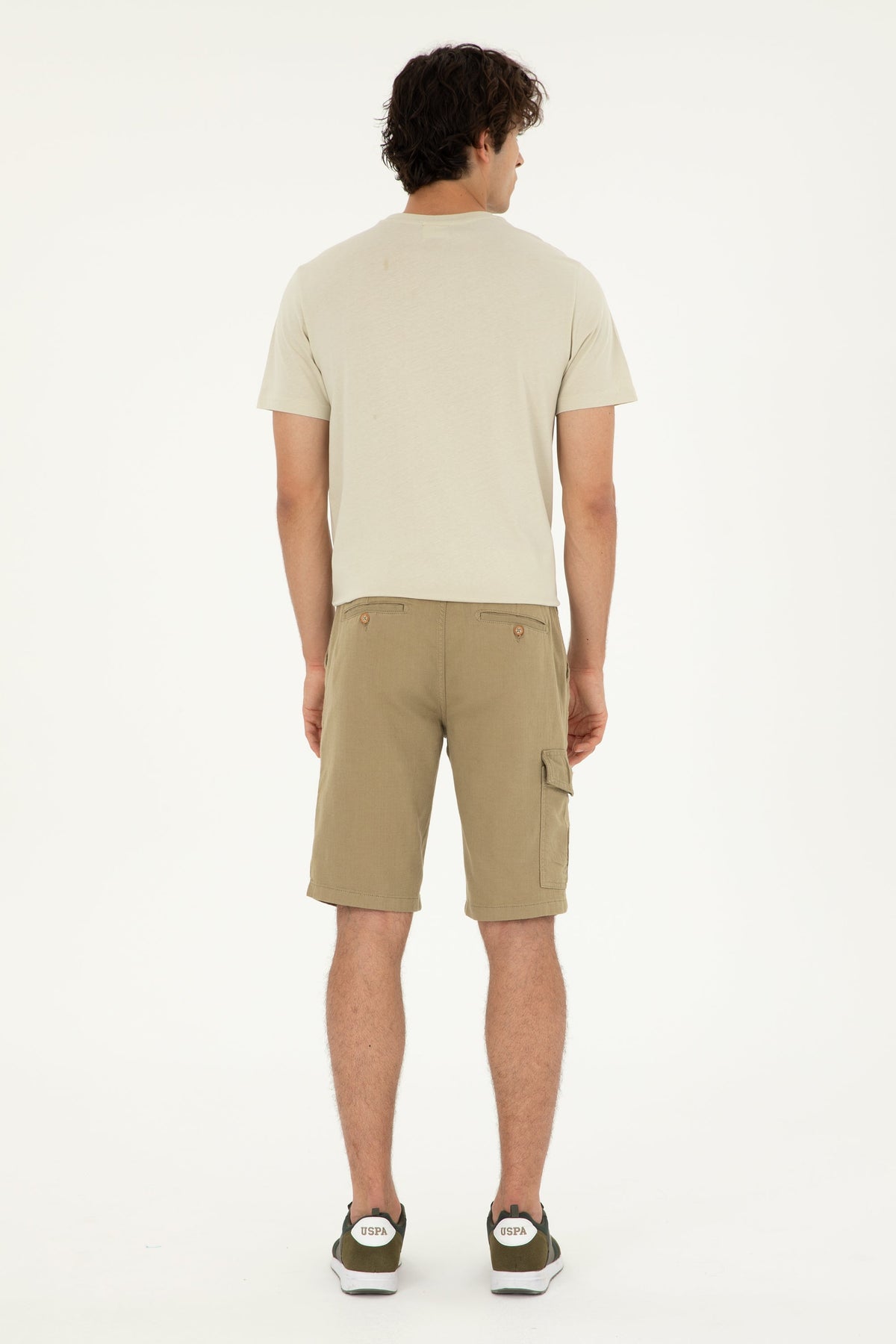 U.S. Polo Assn. khaki muški šorc s cargo džepom