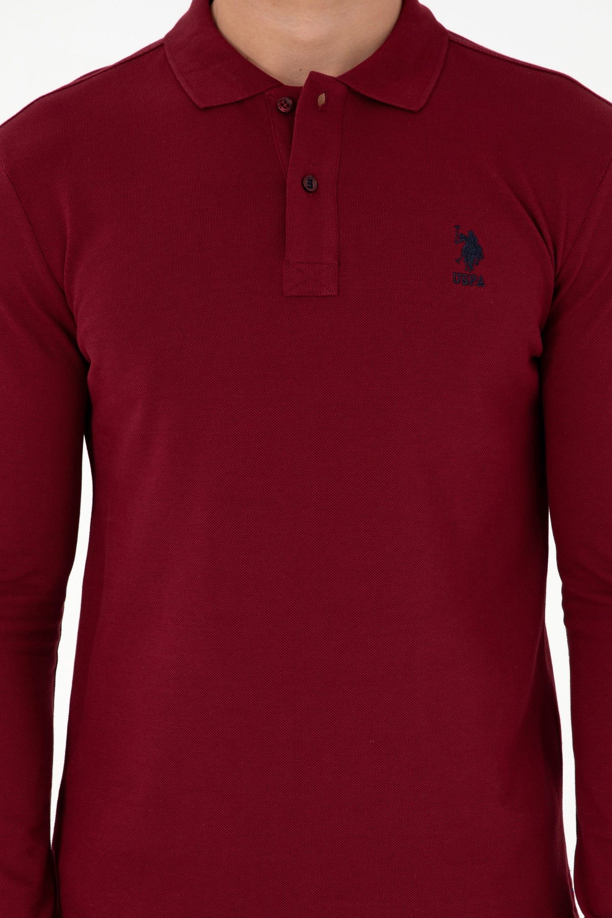 U.S. Polo Assn. bordo muška majica dugih rukava klasičnog kroja