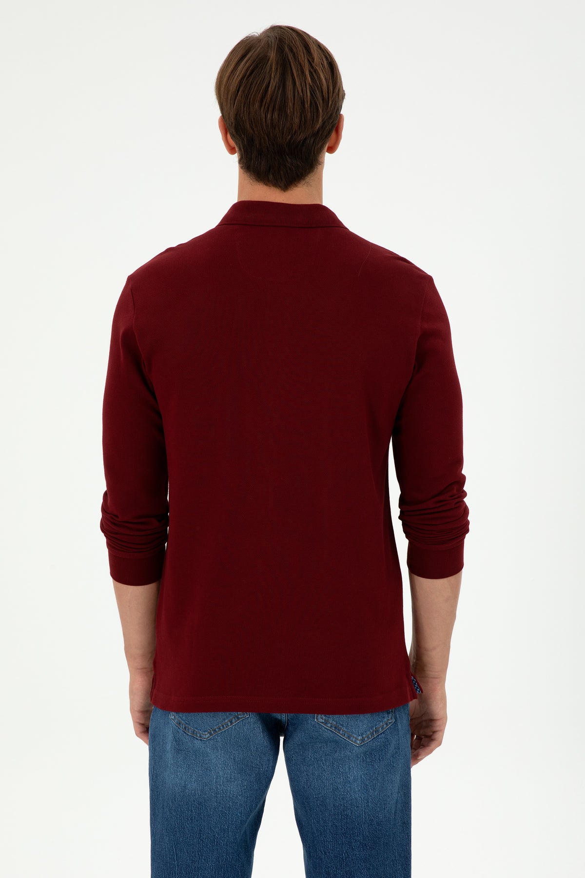 U.S. Polo Assn. bordo muška polo majica
