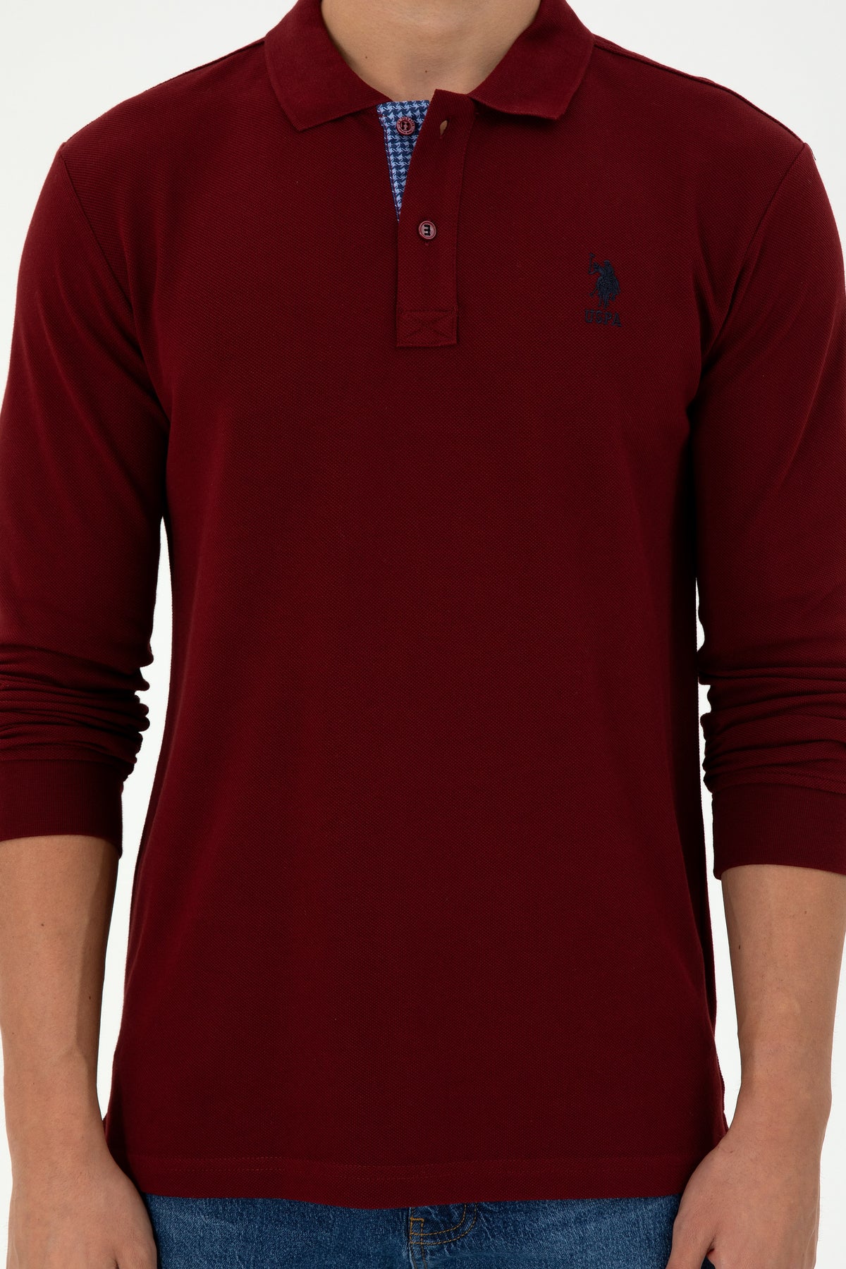 U.S. Polo Assn. bordo muška polo majica
