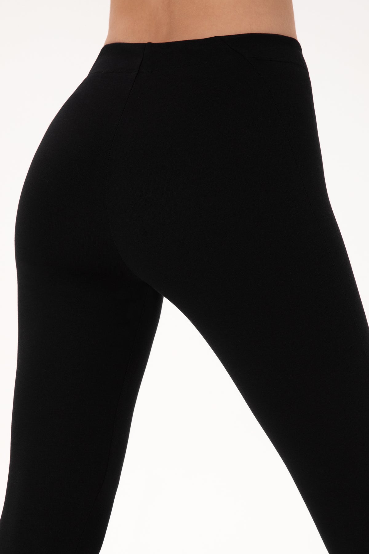 U.S. Polo Assn. crne ženske pantalone kapri kroja