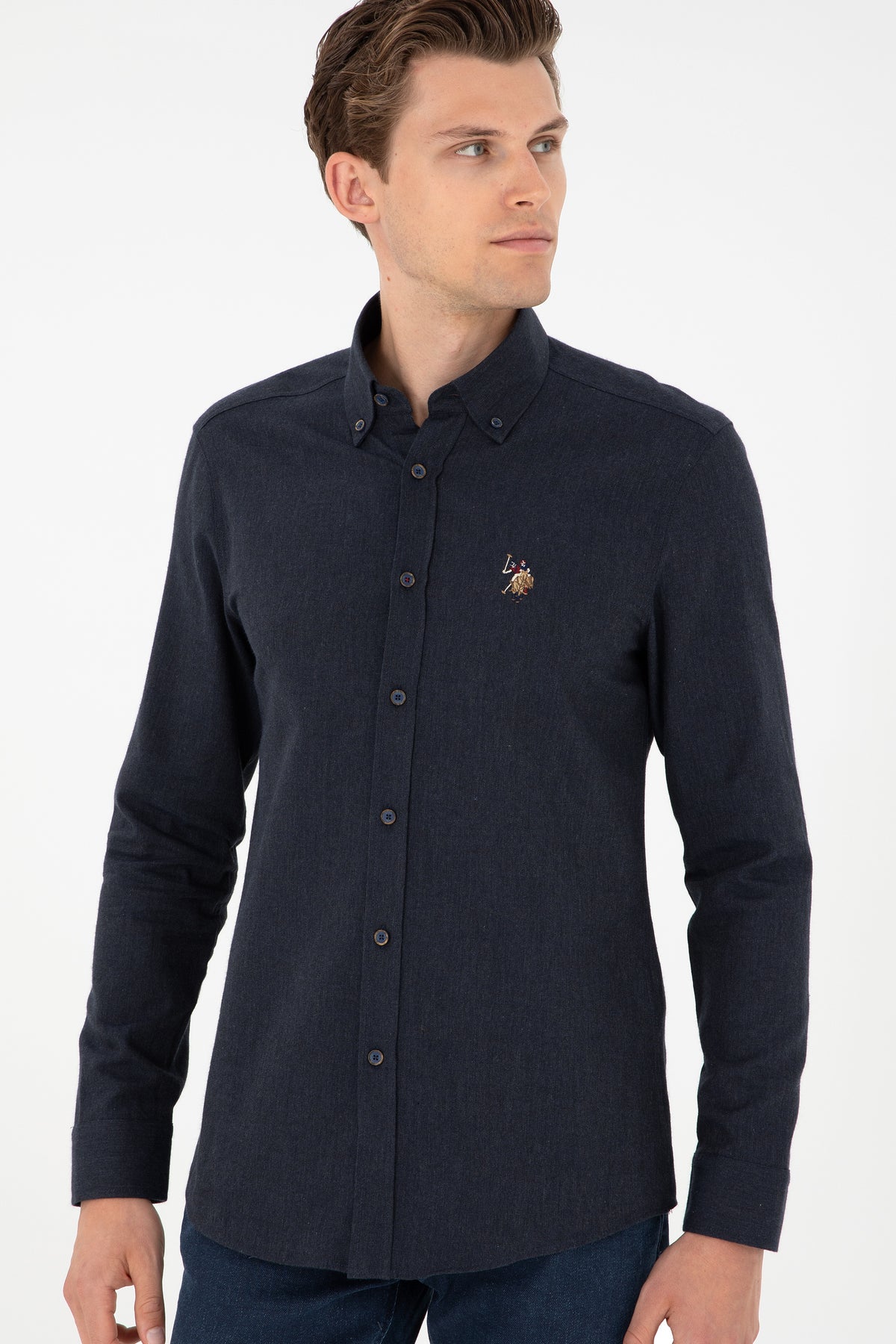 U.S. Polo Assn. tamnoplava muška button-down košulja