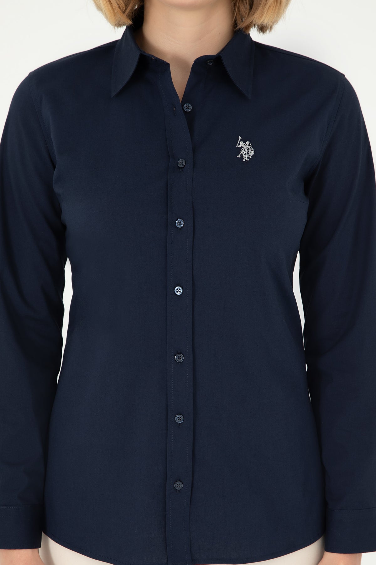 U.S. Polo Assn. teget ženska košulja uskog kroja