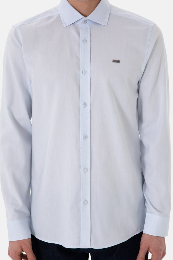 U.S. Polo Assn. plava muška košulja dugih rukava-[SKU]