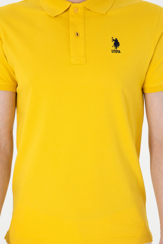 U.S. Polo Assn. žuta muška majica s kratkim rukavima-[SKU]