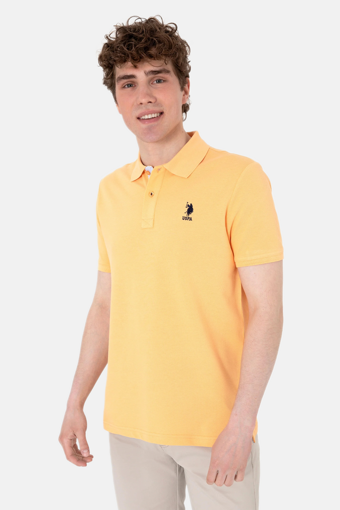 U.S. Polo Assn. žuta muška majica s kratkim rukavima-[SKU]