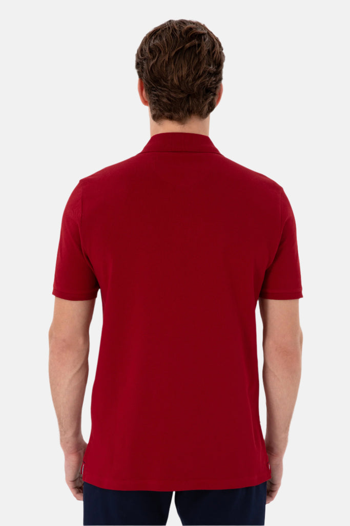 U.S. Polo Assn. bordo muška majica s kratkim rukavima-[SKU]
