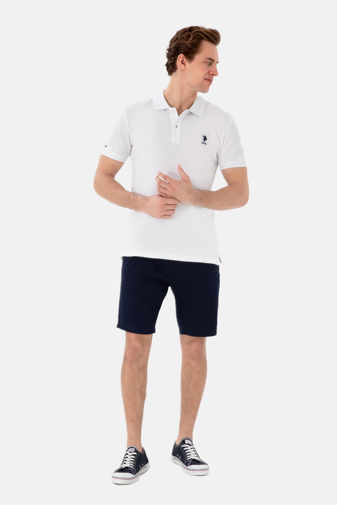 U.S. Polo Assn. bijela muška majica s kratkim rukavima-[SKU]