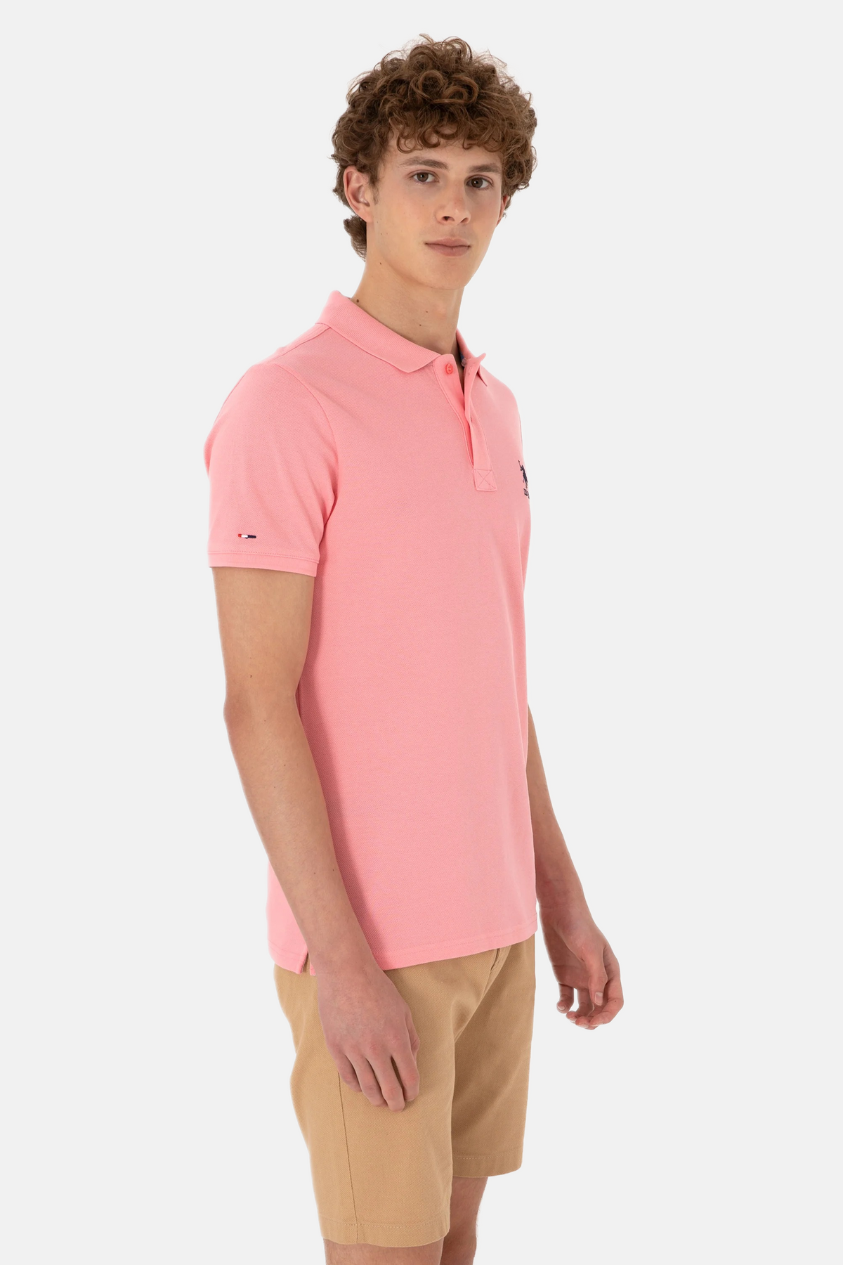 U.S. Polo Assn. roza muška majica s kratkim rukavima