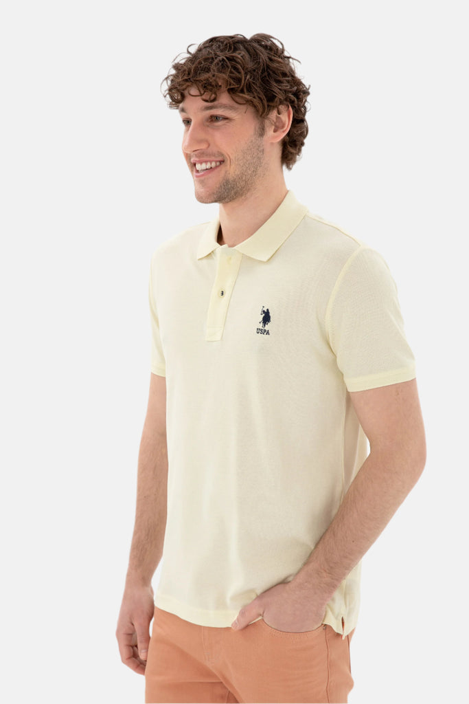 U.S. Polo Assn. žuta muška majica s kratkim rukavima-[SKU]