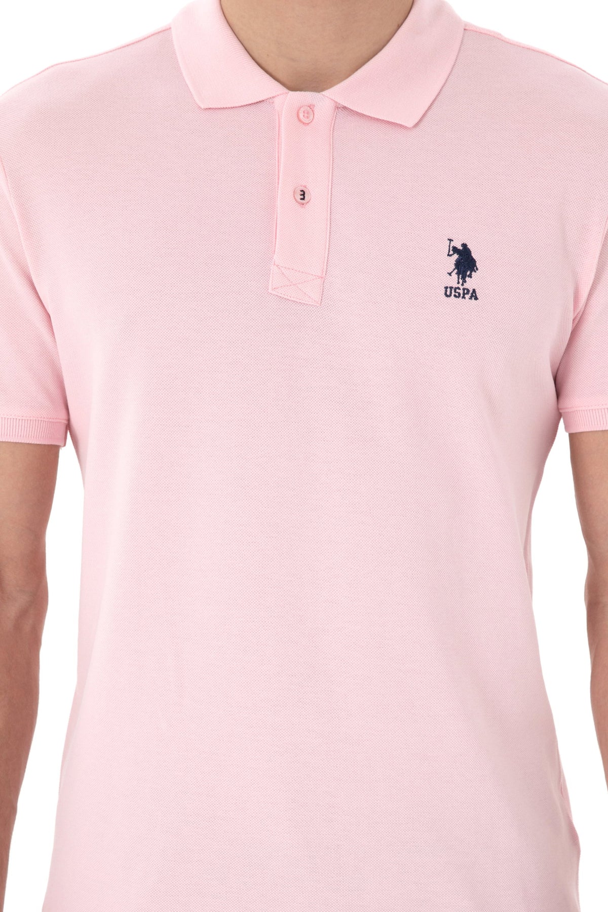 U.S. Polo Assn. roza muška polo majica s vezenim logom