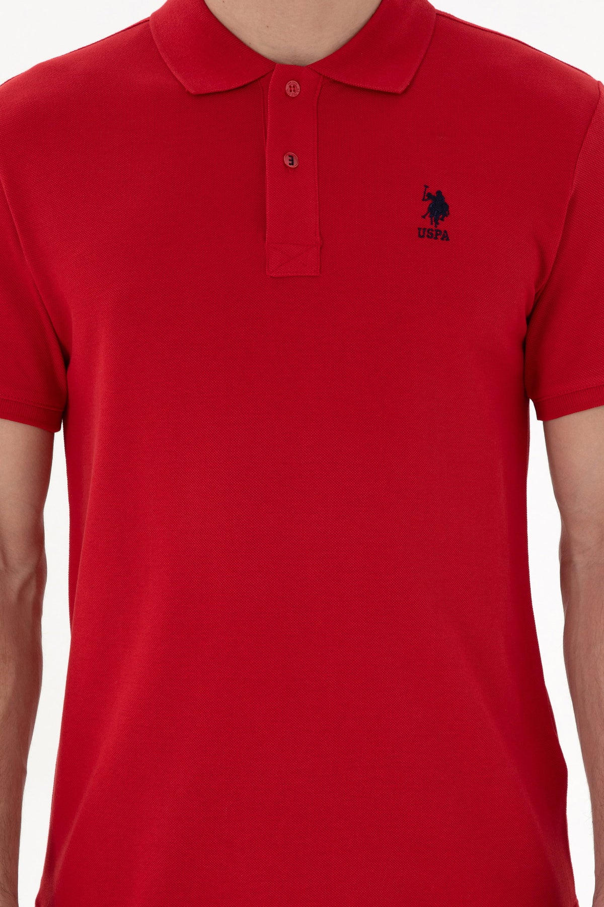 U.S. Polo Assn. crvena muška polo majica s vezenim logom