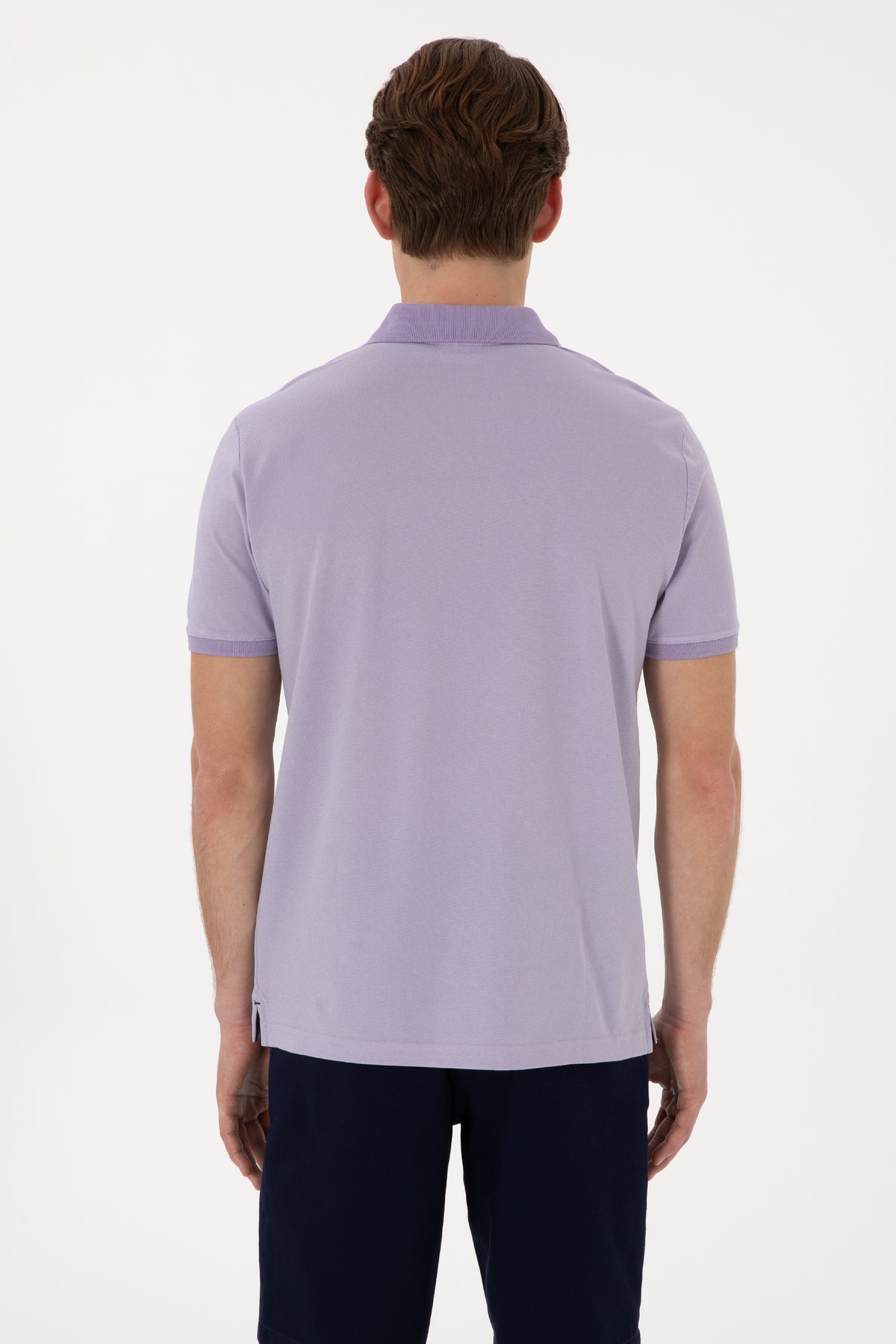 U.S. Polo Assn. lavanda muška polo majica