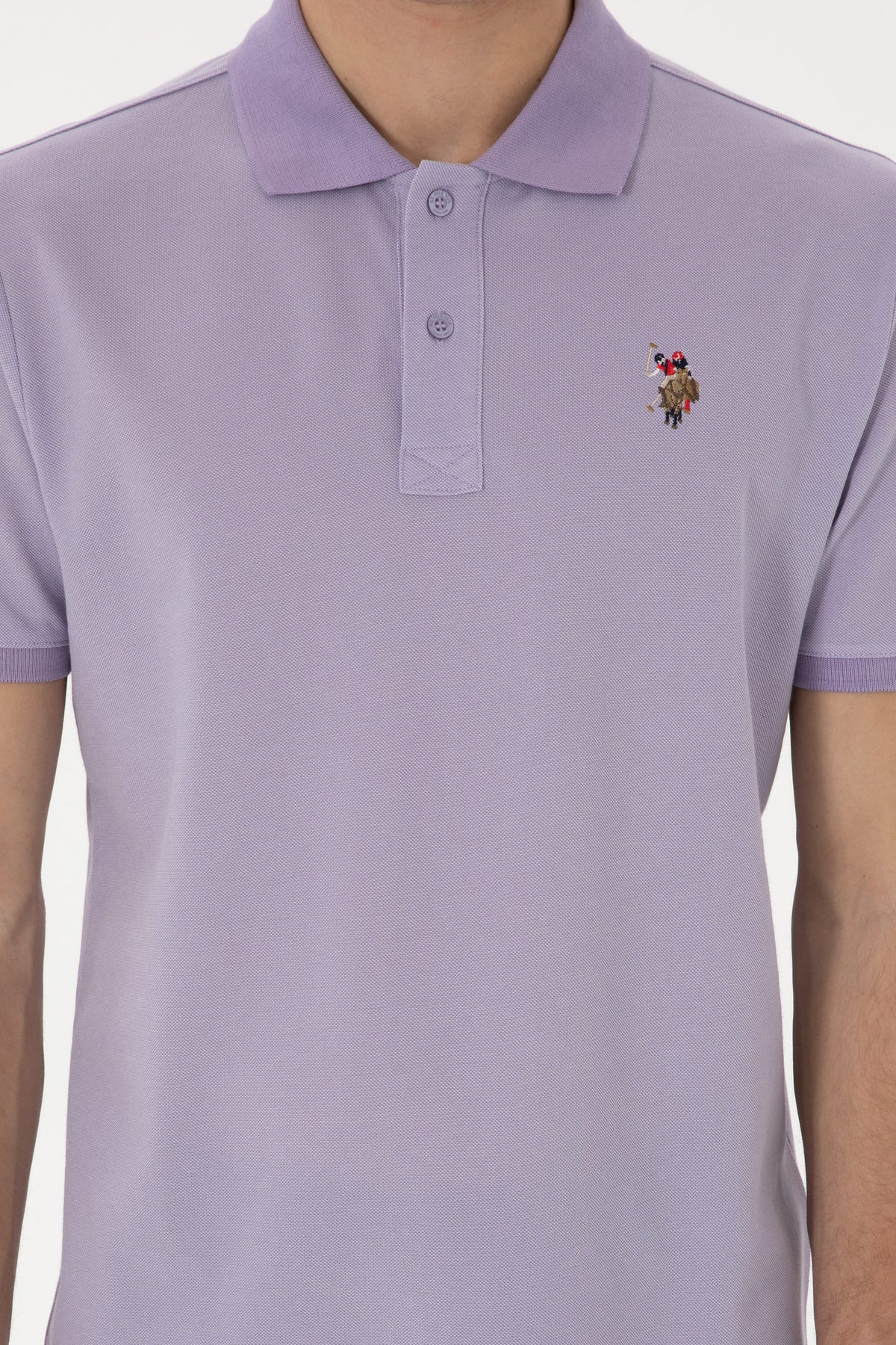 U.S. Polo Assn. lavanda muška polo majica