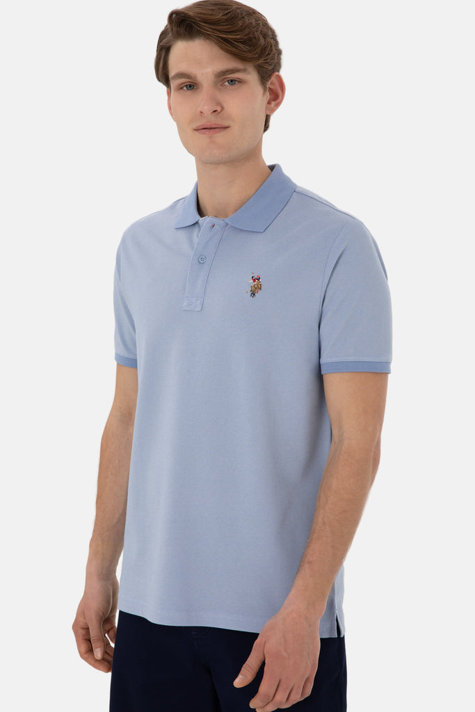U.S. Polo Assn. plava muška polo majica kratkih rukava-[SKU]