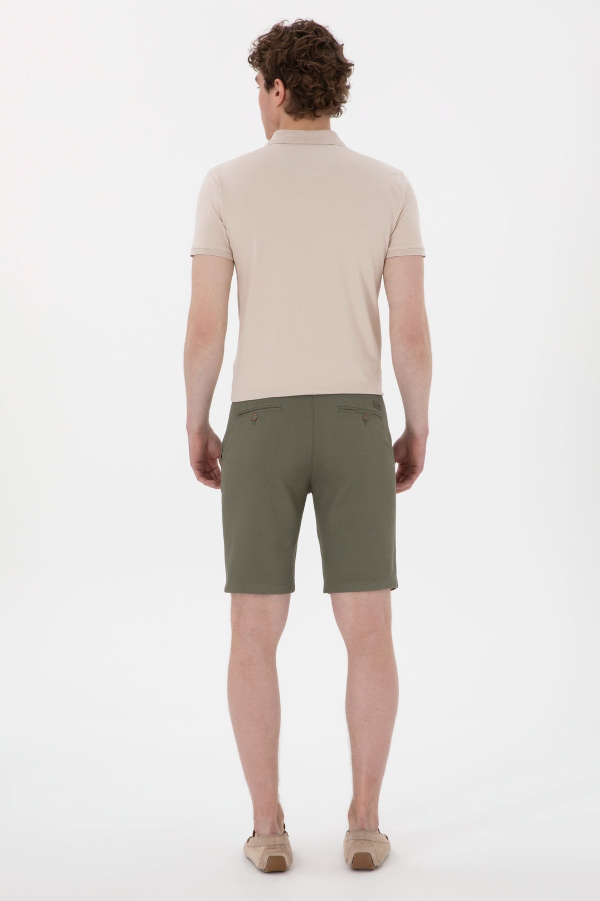 U.S. Polo Assn. maslinastozeleni muški šorc