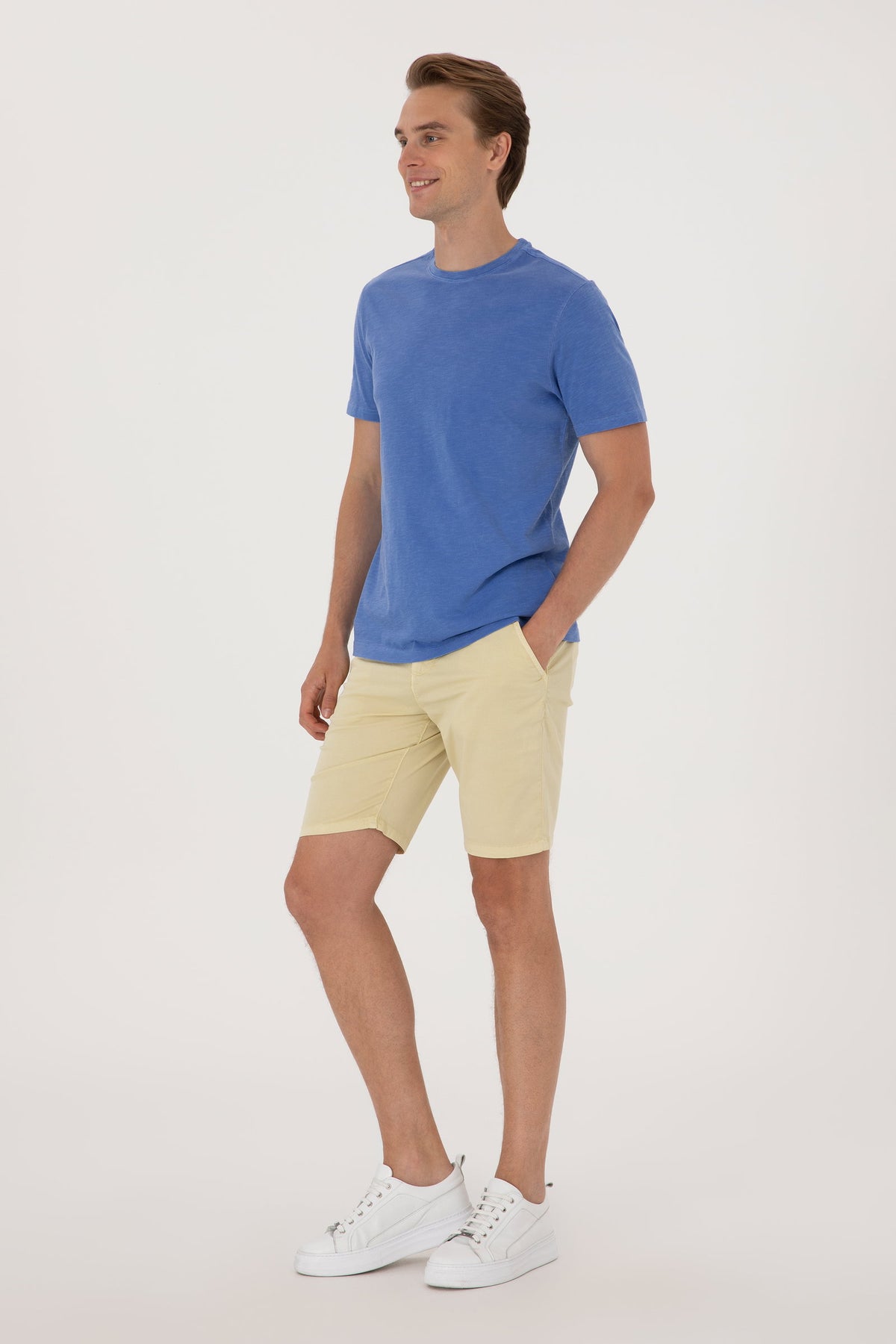 U.S. Polo Assn. svijetložuti muški chino šorc