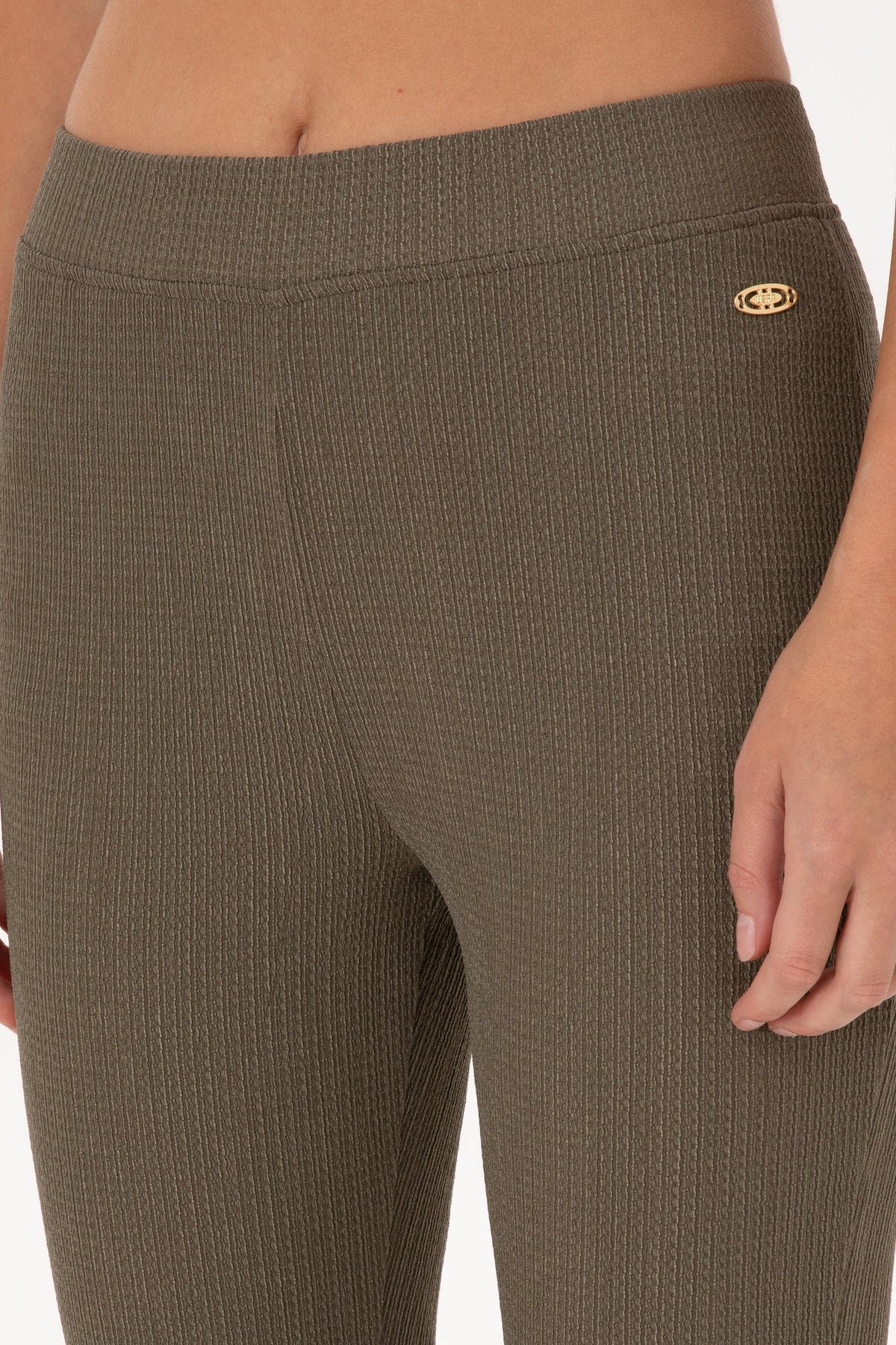U.S. Polo Assn. khaki ženske zvonaste pantalone