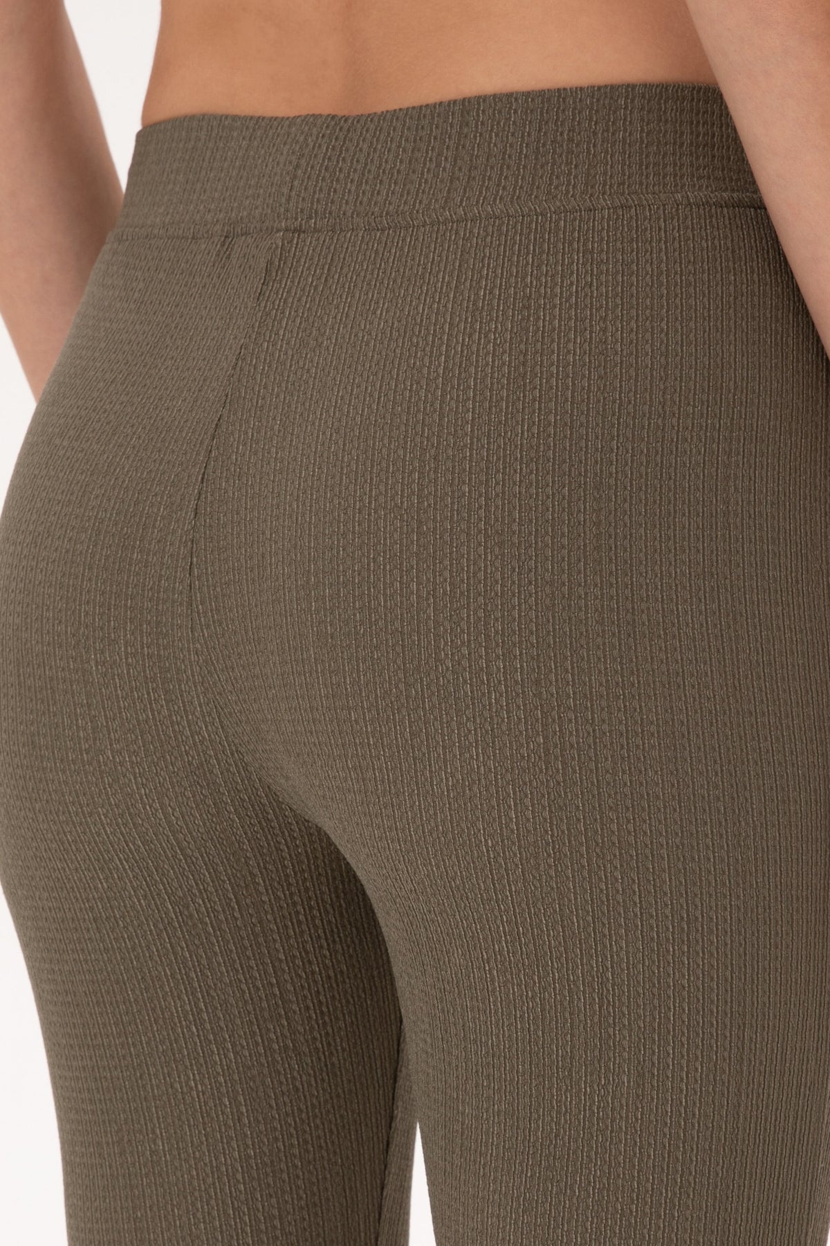 U.S. Polo Assn. khaki ženske zvonaste pantalone