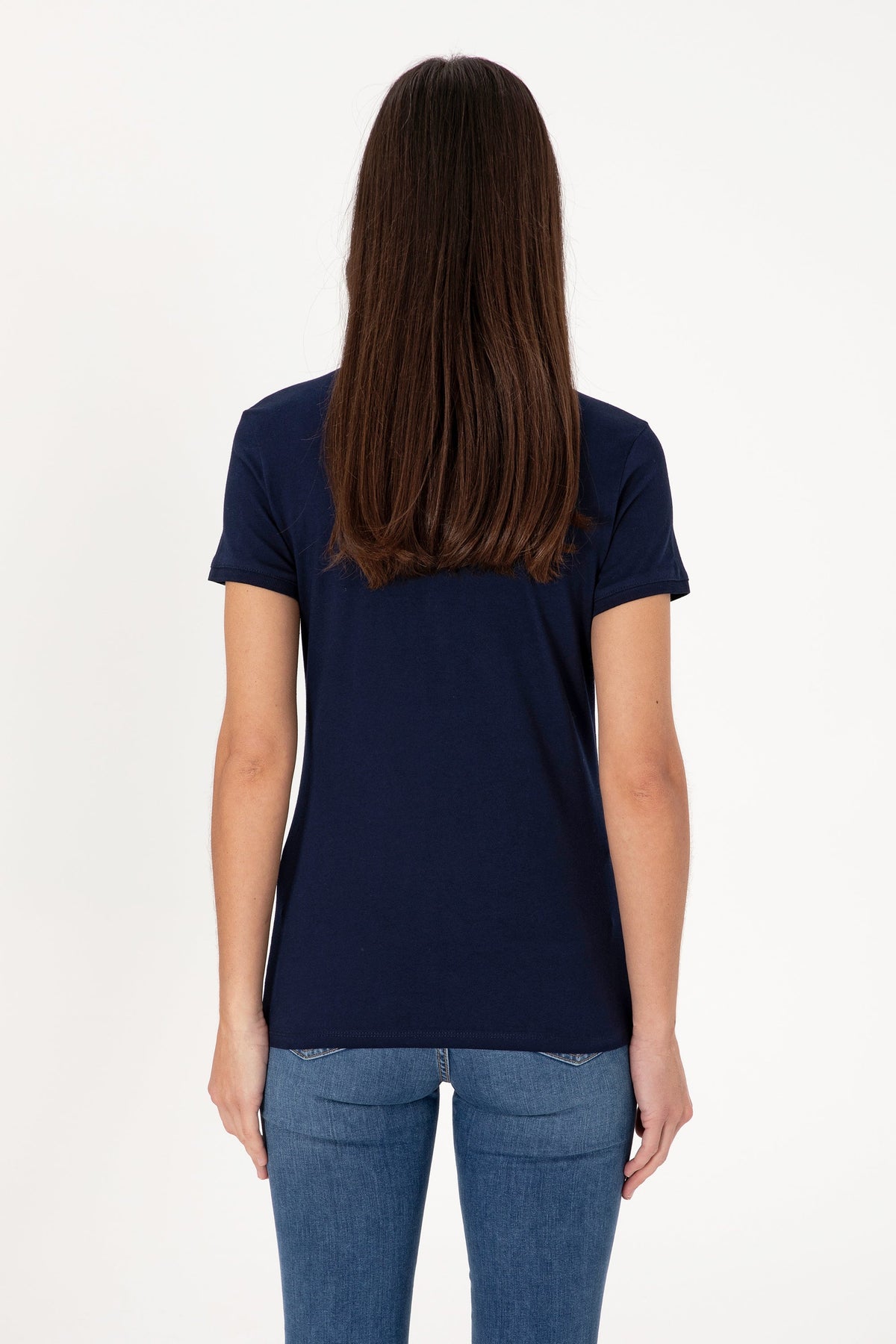 U.S. Polo Assn. teget ženska polo majica s malim logom