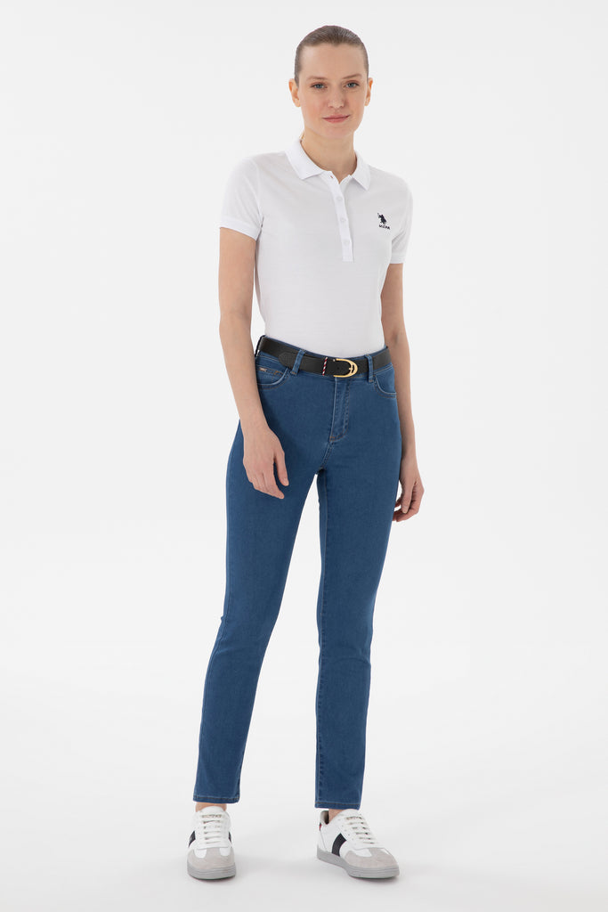 U.S. Polo Assn. bijela ženska majica s kratkim rukavima-[SKU]
