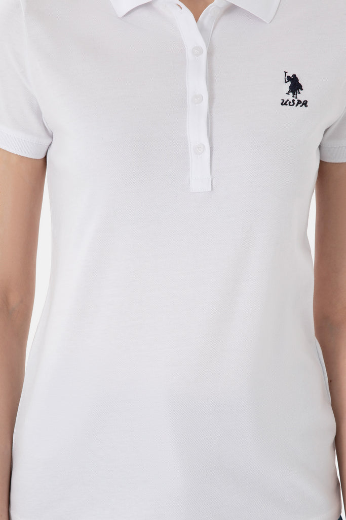 U.S. Polo Assn. bijela ženska majica s kratkim rukavima-[SKU]