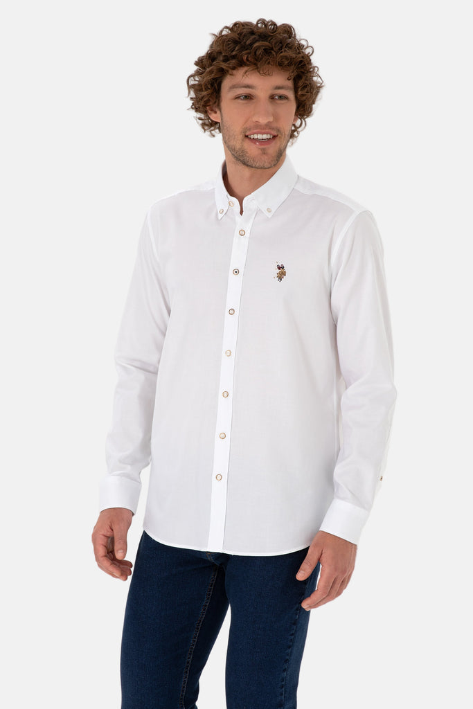 U.S. Polo Assn. bijela muška košulja (2225643VR013)-[SKU]
