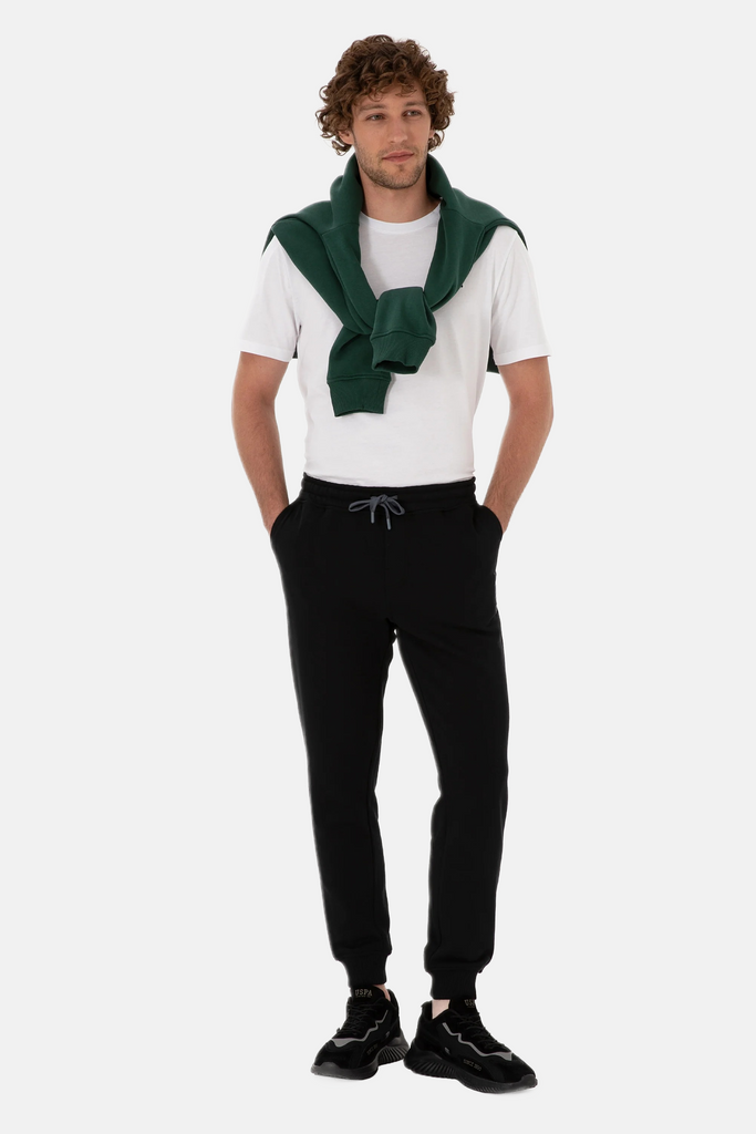 U.S. Polo Assn. crna muška trenerka donji dio-[SKU]