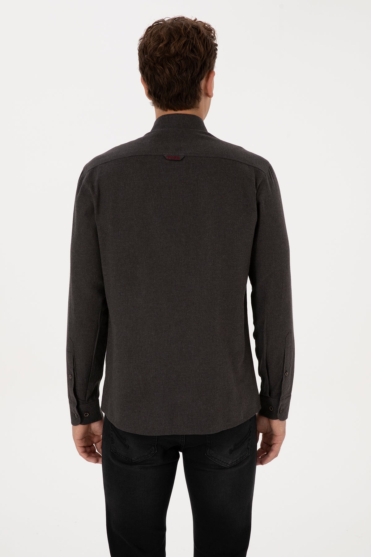 U.S. Polo Assn. crna muška button-down košulja