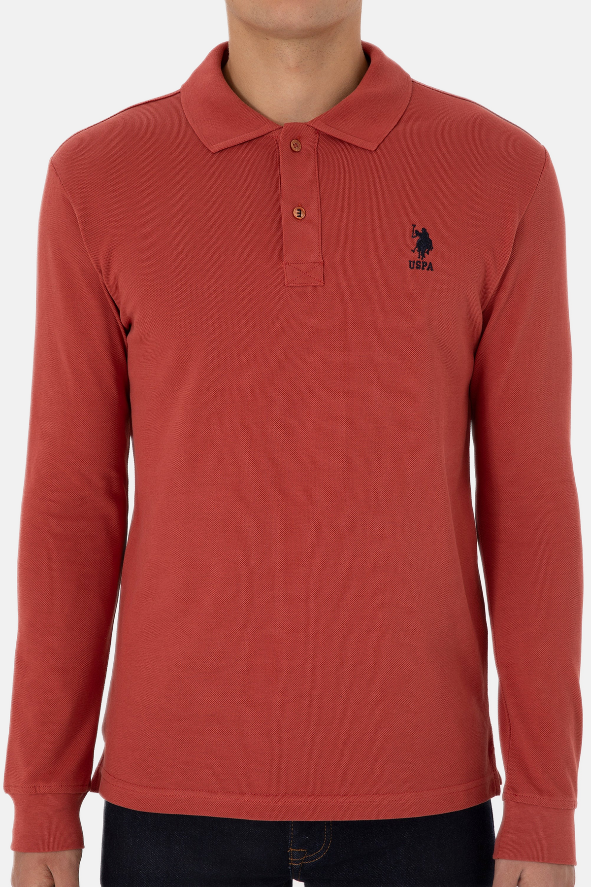 U.S. Polo Assn. roza muška majica s dugim rukavima
