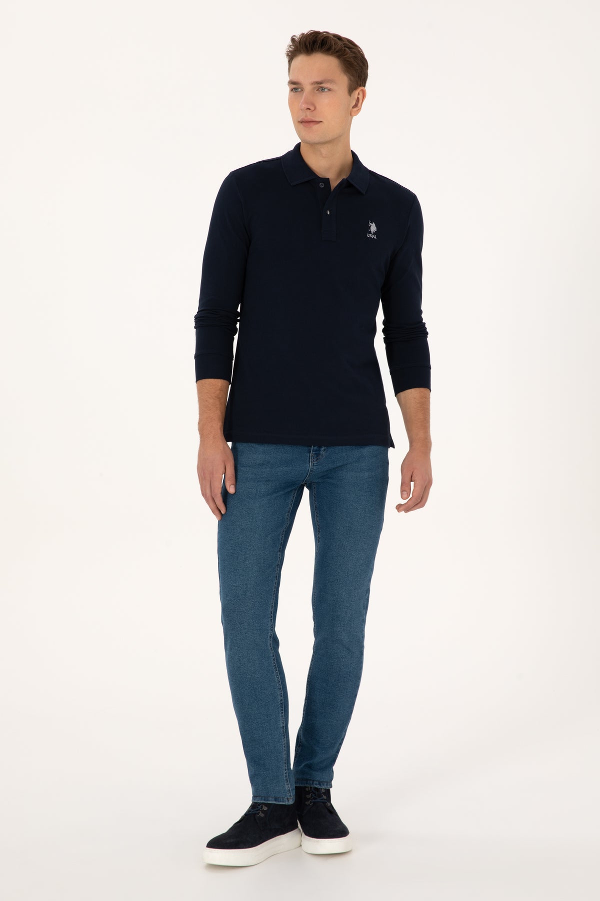 U.S. Polo Assn. teget muška polo majica slim fit